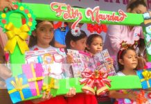 Los niños y niñas de Boaco reciben su regalo navideño Los niños y niñas de Boaco reciben su regalo navideño