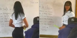 ¡Así si pongo atención! Profesora paraliza las redes con su belleza