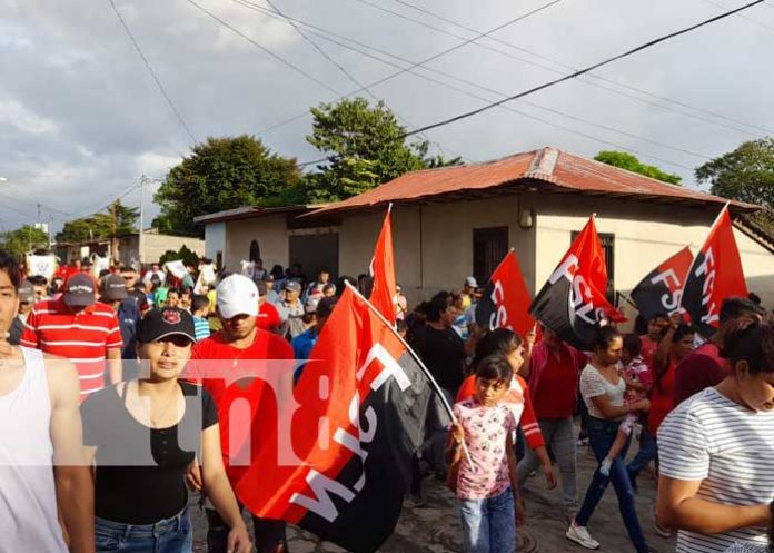 Foto: Caminata de celebración por muchas obras alcanzadas este año en Nandaime / TN8