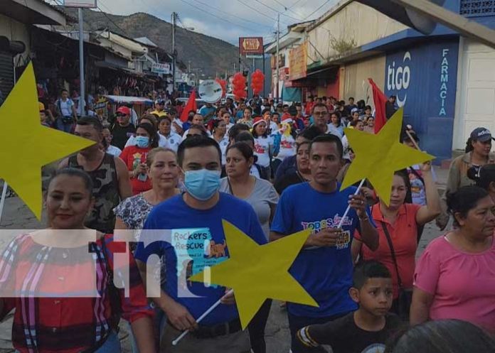 Foto: Con alegre caminata-carnaval celebran las victorias del Gobierno, en Nueva Segovia / TN8