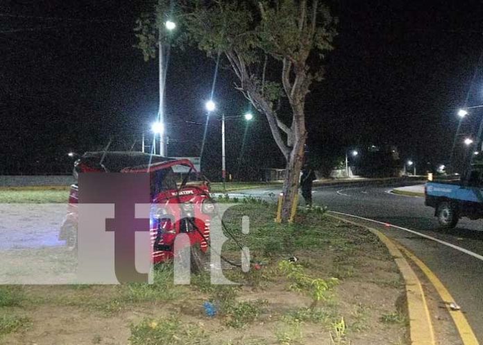 2 Conductor de mototaxi fallece en accidente vial en Masaya
