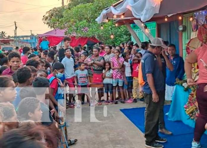 Familias de Bilwi celebran con mucha devoción la Gritería