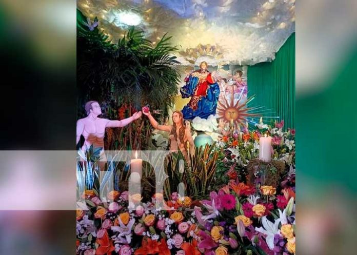 Realizan concurso del mejor altar mariano en Jinotega