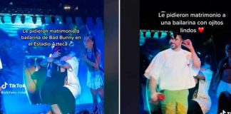 Proponen matrimonio a bailarina de Bad Bunny