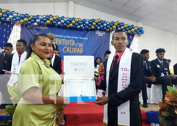 INATEC entrega más profesionales técnicos en Bilwi