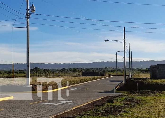 Alcaldía de Ciudad Sandino inaugura calles adoquinadas en lotificación Bismarck Martínez
