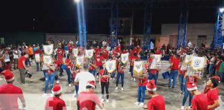 Noche de festival navideño para las familias de Nandaime