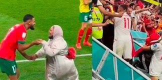 Futbolistas de Marruecos dedican victoria a sus madres