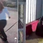 Empleada arroja agua a una mujer sin hogar 