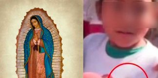 Familia "La Virgen se apareció en la playera de su hija"