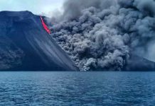 VIDEO: Volcán Estrómboli de Italia entra en erupción y provoca un tsunami Entra en erupción el volcán Estrómboli en Italia