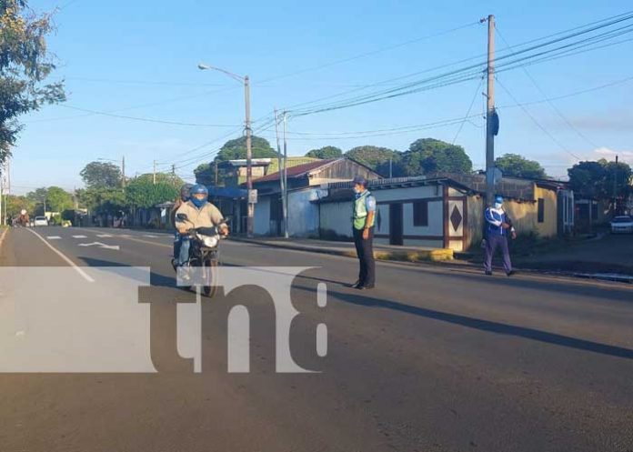 Policía Nacional da seguridad con el Plan María en Carazo, Granada, y Madriz