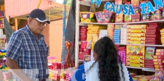 Comerciantes de pólvora reportan excelentes ventas en esta Gritería