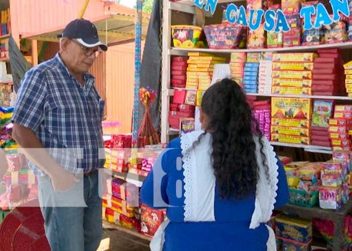 Comerciantes de pólvora reportan excelentes ventas en esta Gritería
