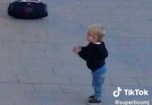 Tremendo movimiento: Niño enloquece a presentes con pasos de baile Niño enloquece en un parque con sus pasos de baile