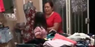 Jovencita castigada con cinturón por llegar noche a casa