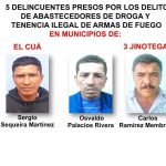 Presunto autor de muerte homicida y abastecedores de drogas capturados en Jinotega Delincuentes capturados por autoridades en Jinotega