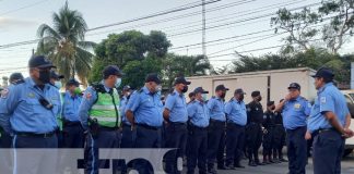 Policía Nacional de Chontales y Masaya activos en plan de seguridad de año nuevo