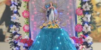 Monseñor Giordiano, alentó a la población a dedicar sus propios altares a La Virgen, dando origen a La Gritería