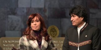 Evo Morales expresó su repudio y condenó el "golpe judicial" contra Cristina Fernández