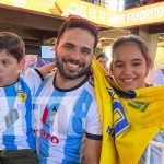 Foto: Nicaragüenses celebrando el pase de Argentina a la final de la Copa del Mundo / TN8