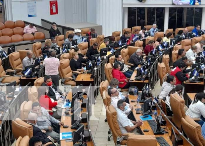 Foto: Sesión parlamentaria en la Asamblea de Nicaragua / TN8