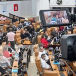 Asamblea de Nicaragua reforma ley de promoción de generación eléctrica con fuentes renovables Foto: Sesión parlamentaria en la Asamblea de Nicaragua / TN8