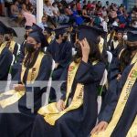 Vicepresidenta de Nicaragua «El bono próximo a entregar a los bachilleres será de 3 mil córdobas» Foto: Promoción de bachilleres en el Instituto Ramírez Goyena, en Managua / TN8