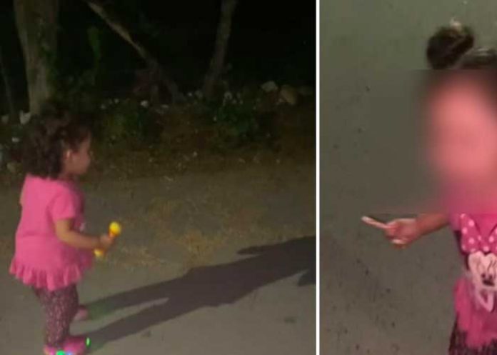 beb Niña descubre su propia sombra y sale corriendo