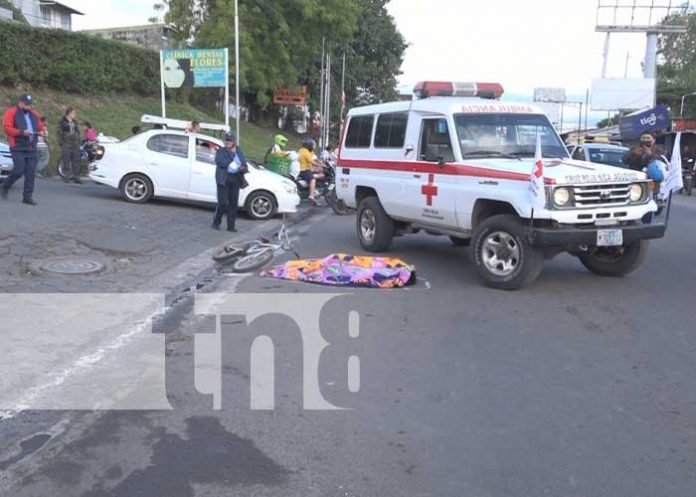 Foto: Accidente de tránsito en Estelí cobra la vida de un ciclista / TN8