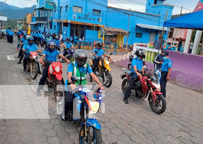 Policía brinda seguridad a familias de Estelí, Chontales y Boaco en La Gritería