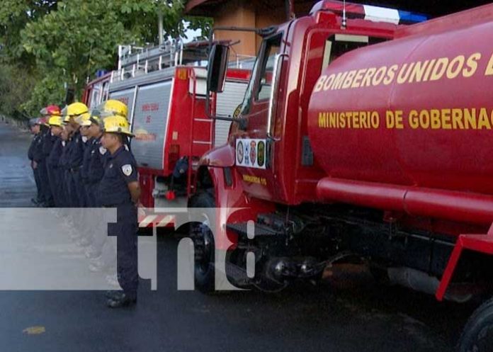 Foto: Camiones para nueva estación de bomberos en Santo Tomás del Norte, Chinandega / TN8
