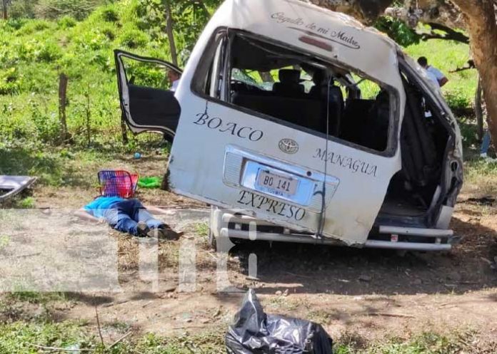Foto: Mortal accidente de tránsito en sector de Acoyapa, Chontales / TN8