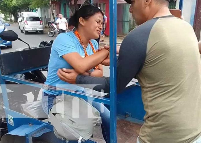 Foto: Impacto de taxi y caponera en Managua / TN8