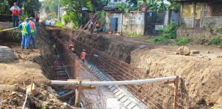 Foto: Mejoramiento vial y de drenaje en el barrio Gracias a Dios, Managua / TN8