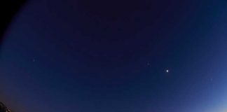 Captan impresionante "desfile planetario" en Roma