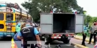 Foto: Mortal accidente de tránsito en la Carretera Norte, Managua / TN8