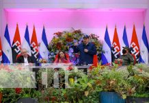 Encuesta: Gobierno del Presidente Daniel Ortega es el segundo mejor evaluado del continente Foto: Presidente de Nicaragua, Daniel Ortega, junto a la Vicepresidenta Rosario Murillo, en conmemoración a 50 años del terremoto / TN8