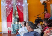 Familia devota de Managua: 7 años de agradecer a La Morenita por un milagro Foto: Devoción a la Virgen Morena desde Linda Vista, Managua / TN8