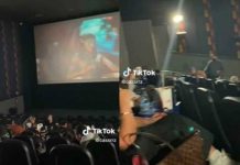 VIDEO: Por calientes son exhibidos haciendo el «delicioso» dentro del cine Cachan a pareja en actos indecentes dentro del cine