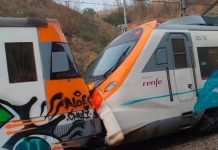 Al menos 155 personas heridas dejó un choque de dos trenes en España Al menos 155 personas heridas dejó un choque de dos trenes en España