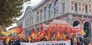 Realizan Huelga en Italia contra Gobierno de Georgia Meloni