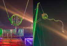¡De infarto! Se rompe juego mecánico en Londres y salen por los aires ¡De infarto! Se rompe juego mecánico en Londres y salen por los aires