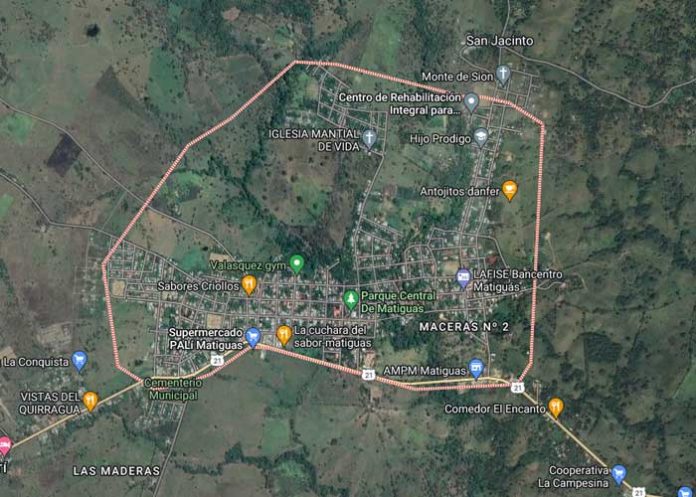 Foto: Imagen satelital de Matiguás