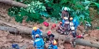 Deslizamiento de tierra sepulta a 19 personas en Malasia ¡siguen buscando!