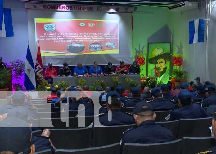 mas-bomberos Bomberos Unidos de Nicaragua evalúan plan de trabajo 2022