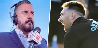Foto: Imagen de Álvaro Morales y Lionel Messi