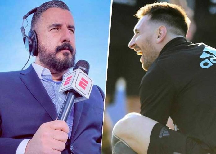 morales-messi Foto: Imagen de Álvaro Morales y Lionel Messi