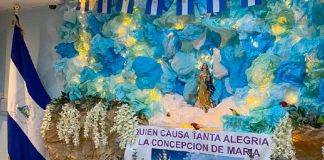 Embajada de Nicaragua en Londres celebró con fervor la Inmaculada Concepción de María