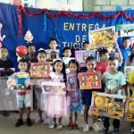 Alegría pintada en niños y niñas de Ometepe y Nandaime con sus juguetes Foto: Repartición de juguetes a niñez de Ometepe y Nandaime / TN8